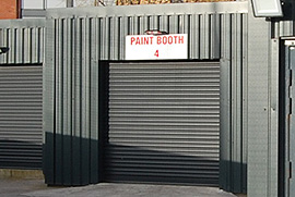 Our bodywork repair paint shed number 4